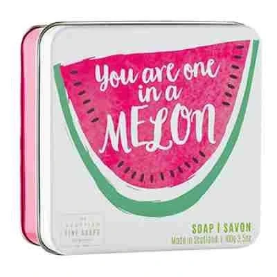 Afbeelding van Scottish Fine Soaps Soap In A Tin Fruits Melon Zeep 100gr