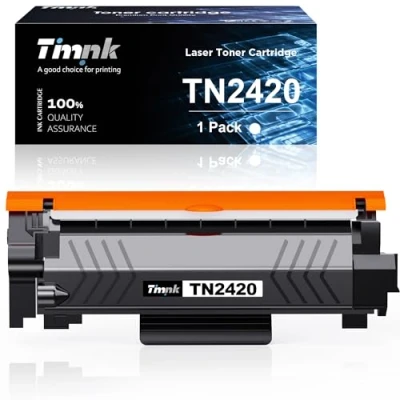 Afbeelding van Timink TN 2420 TN2420 Tonercartridge compatibel met Brother TN2410 voor DCP L2530DW L2550DN HL L2370DN L2375DW MFC L2710DW L2710DN L2730DW L2750DW, 1 zwart