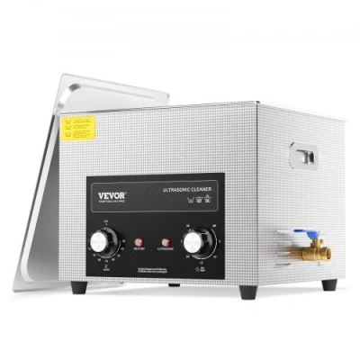 Afbeelding van VEVOR 15L ultrasone reiniger met verwarmingstimer en mand digitale sonische machine