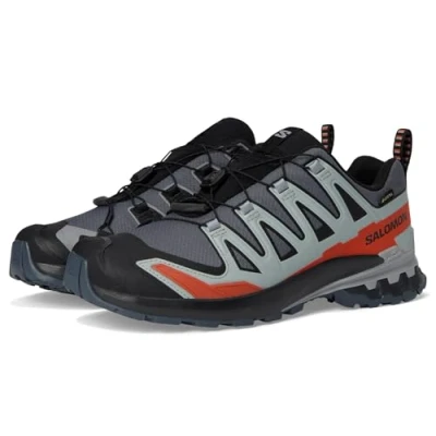 Afbeelding van Salomon Heren Xa Pro 3D V9 Gore tex Sneaker, Turbulentie Zwart Verbrand Oker, 40 2/3 EU