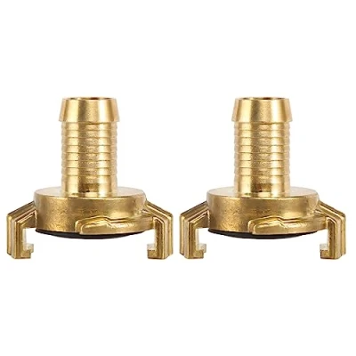 Afbeelding van snelkoppeling 3/4 inch, 2 stuks messing snelkoppeling, koppeling inch 1&quot; tuit slangkoppeling voor tuinslang connector steekkoppeling