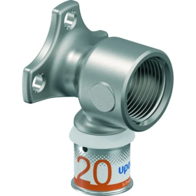 Afbeelding van Uponor S Press Plus muurplaat 3/4&quot; binnendraad x 20 laag + flens. Artikelnr: 1070641