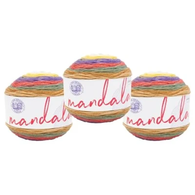 Afbeelding van Lion Brand Yarn Mandala, veelkleurig garen voor breien, haken en knutselen, Moomba, 1 verpakking