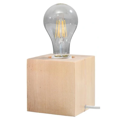 Afbeelding van Sollux Lighting Tafellamp ARIZ hout