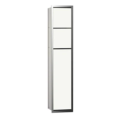 Afbeelding van Emco asis module 150 toiletmodule inbouw 16 8x78 7cm chr wit 975027850