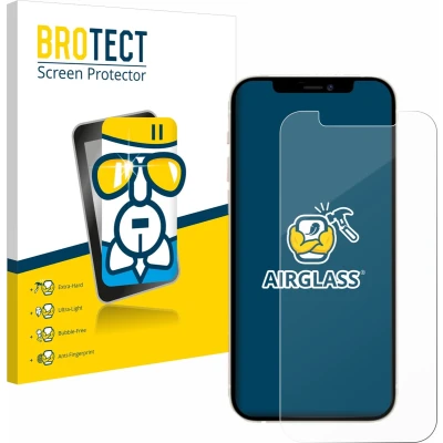 Afbeelding van BROTECT Screenprotector voor Apple iPhone 12 Pro Folie Beschermfolie Beschermglas transparant