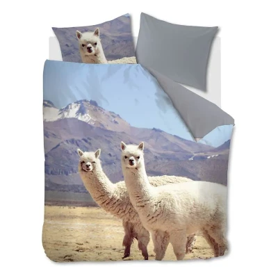 Afbeelding van Dekbedovertrek Ambiante Cusco Multi Flanel 240 x 200 / 220 cm Lits Jumeaux