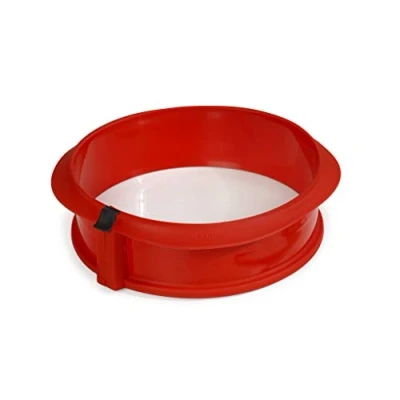 Afbeelding van Lekue springvorm 23 cm ø keramieken bodem 2500 ml rood