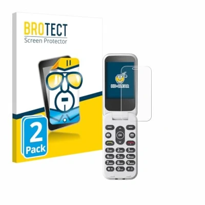 Afbeelding van BROTECT Screenprotector voor Doro 2820 Folie Beschermfolie transparant (2 Stuks)