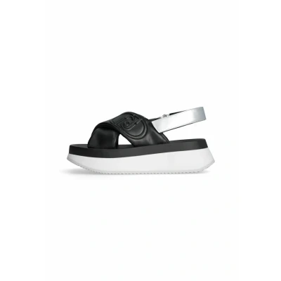Afbeelding van Liu Jo damesschoenen, model sandalen BA5089EX097, van kunstleer., Zwart, 36 EU