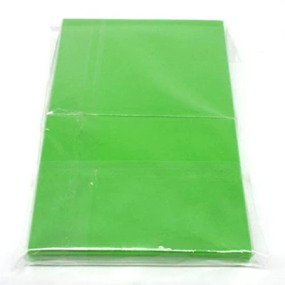 Afbeelding van Docsmagic.de 100 Double Mat Light Green Card Sleeves Standard Size 66 x 91 PKM MTG