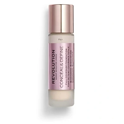 Afbeelding van Revolution Beauty, Conceal &amp; Define Concealer, Lichtgewicht, Langhoudend, Volledige Dekking Gezichtsmake up, C0.1