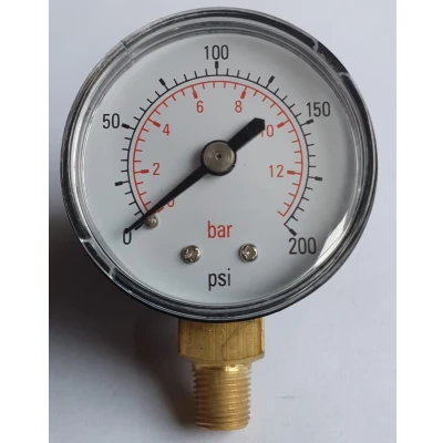 Afbeelding van MANOMETER 1/8&quot; O.A. Ø 50 MM 0 12 BAR
