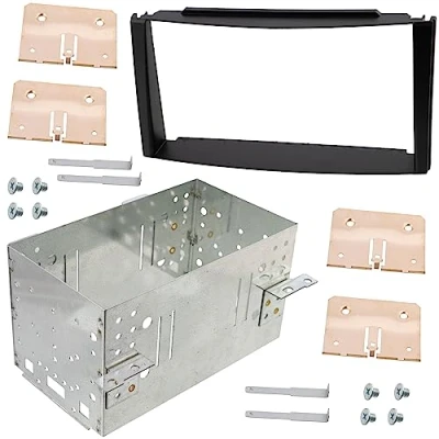 Afbeelding van AERZETIX C40674 frame/frontplaat/adapter 2 DIN voor autoradio compatibel met Kia Pro Cee&#039;d 2007 2012