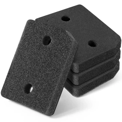 Afbeelding van Inwee 4 stuks 9164761 Droger filters voor Miele T1 serie warmtepompdroger, Vervangfilter Wasdroger Sponsfilter 207 x 157 30 mm, filtermat condensdroger, pluisfilter, schuimfilter spons