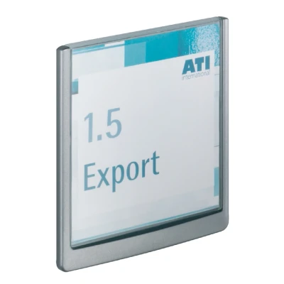 Afbeelding van Deurbordje Durable Click sign 149x148.5mm grafiet