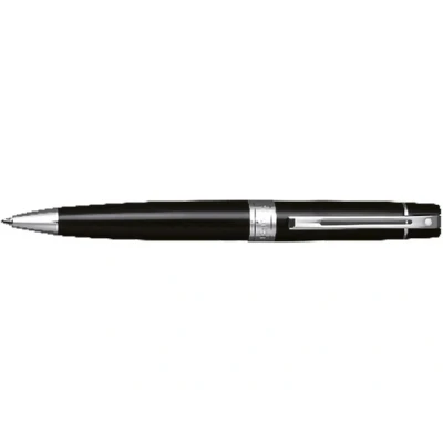 Afbeelding van Sheaffer 300 Glossy Black CT Balpen Kleur: Zwart De Vulpenwereld