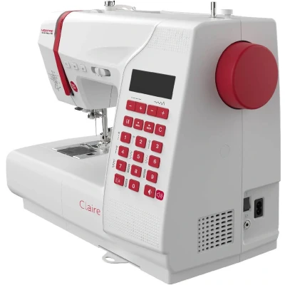 Afbeelding van Veritas Naaimachine met vrije arm Claire Wit, Rood