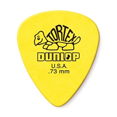 Afbeelding van Dunlop Tortex Standard 0.73mm plectrum geel