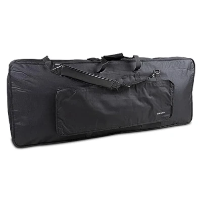 Afbeelding van GEWA Keyboard Gig Bag Basic T (scheur en waterbestendig, Cordura 600 Denier, schuimvulling met hoge dichtheid, riemrand, metalen karabijnhaak, naamplaatje, zachte draaggreep, 122 x 44 15 cm)