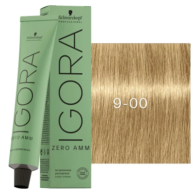 Afbeelding van Schwarzkopf Igora Zero Amm 9 00 Extra Light Blond Natural 60 ml