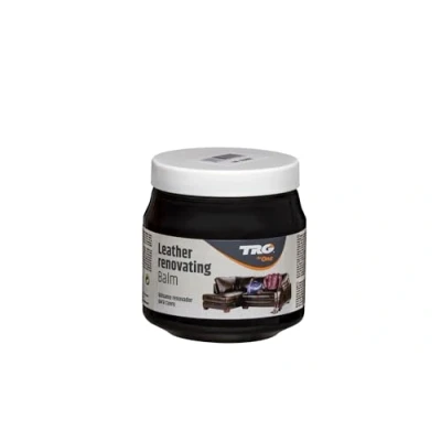 Afbeelding van TRG leer renovatie balsem voor zetels, handtassen, jassen,... zwart 300 ml
