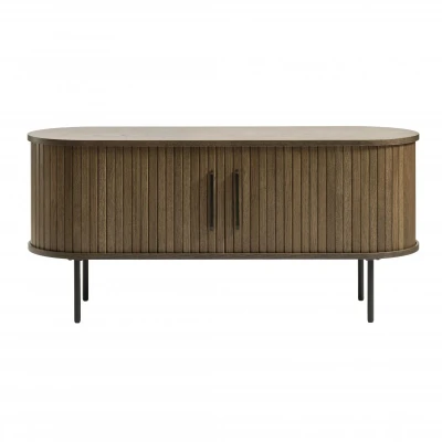 Afbeelding van Nordic Home Kelly tv meubel 120 cm donkerbruin Hout