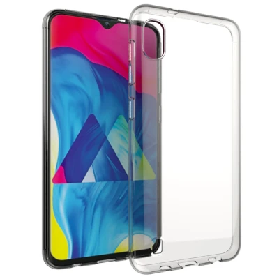 Afbeelding van Samsung Galaxy A10 Hoesje Siliconen en TPU (zacht) Accezz Softcase/Backcover Transparant Telefoonhoesje