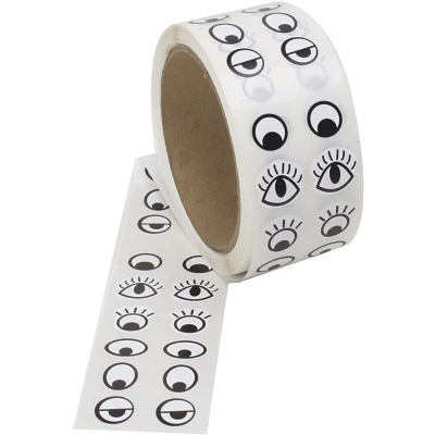 Afbeelding van Creativ Company CC Stickers op Rol Ogen 2000 stuks