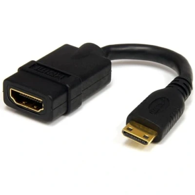 Afbeelding van StarTech.com 12cm High Speed HDMI Kabel naar Mini F/M