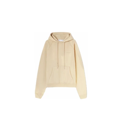 Afbeelding van Off White Diag Tab Skate Hoodie (Zandkleur)