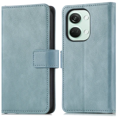 Afbeelding van OnePlus Nord 3 Hoesje Kunstleder iMoshion Bookcase Lichtblauw Telefoonhoesje