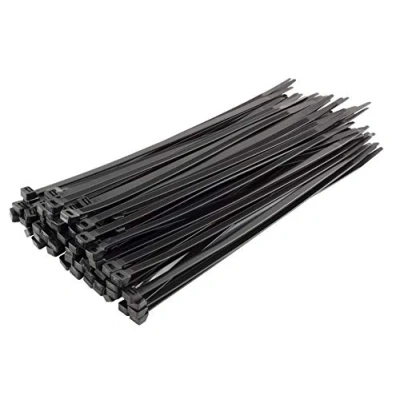 Afbeelding van Gocableties Kabelbinders Zwart 100 stuks 300 mm x 7,6 Treksterkte 54,5 kg Extra Sterk UV bestendige set