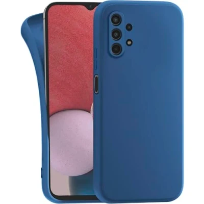 Afbeelding van MyGadget siliconen hoesje compatibel met Samsung Galaxy A32 5G robuuste beschermende TPU hoes slanke krasbestendige achterkant van de mobiele telefoon donkerblauw