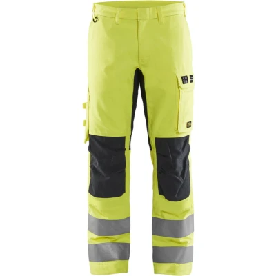 Afbeelding van Blaklader Multinorm werkbroek Inherent met stretch 1788 1512 High Vis Geel/Marineblauw