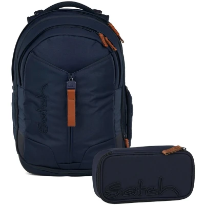 Afbeelding van Satch schoolrugzakset MATCH Nordic Blue 2 delig, collectie 2025