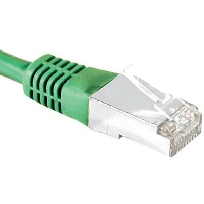 Afbeelding van Netwerkkabel RJ45 CAT 6 S/FTP groen 0.7 M