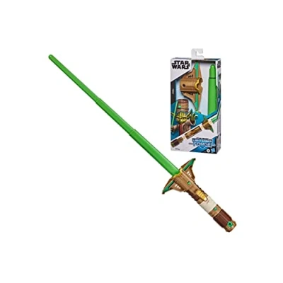 Afbeelding van Star Wars Lightsaber Forge Yoda uitschuifbaar groen lichtzwaard aanpasbaar rollenspel speelgoed, vanaf 4 jaar