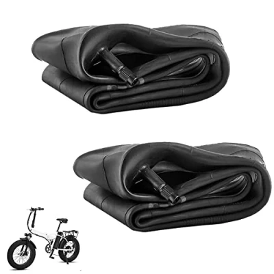 Afbeelding van ECA20AYE 2 luchtkamers 20 x 4,0 voor Fat bike ventiel Amerika Schrader fiets MTB banden E elektrische