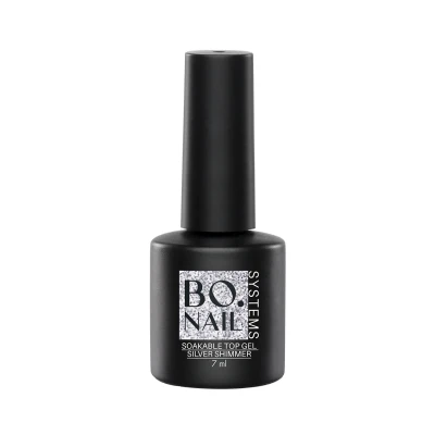 Afbeelding van BO Soakable Top Gel Silver Shimmer 7ml