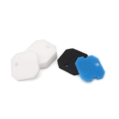 Afbeelding van LTWHOME Compatibele Filterschuim Grof, Filtervlies Wit en Filterpatroon Koolstof Set Geschikt voor Eheim Professioneel 2222/2324 Ervaring 150/250/250T Aquariumfilter (8 Stuks, 1 reek)
