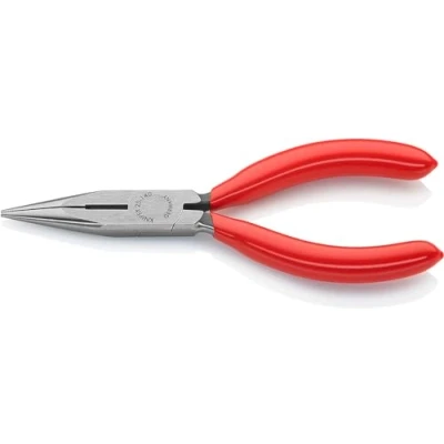 Afbeelding van Knipex Platspitse tang met zijsnijder (radiotang) zwart geatramenteerd, meer componentengrepen 160 mm (zelfbedieningskaart/blister) 25 02 SB