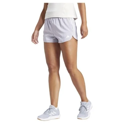 Afbeelding van adidas Pacer Training 3 strepen geweven hoge taille kort, M inch