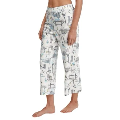 Afbeelding van Calida Pyjamabroek, Dames, Maat: 44/46, Star white