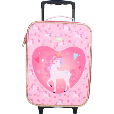 Afbeelding van Prêt Made To Roll Trolley Koffer Roze Unicorn