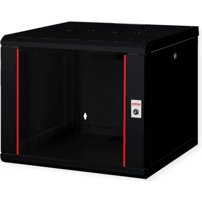 Afbeelding van ROLINE 19 inch wandbehuizing Pro 9 U, 600x600 BxD zwart
