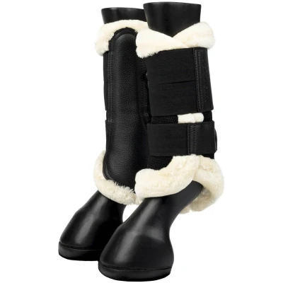 Afbeelding van LeMieux Fleece Beenbeschermers wit maat:m