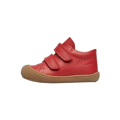 Afbeelding van Naturino Cocoon VL loopschoen van nappaleer met wollen voering cognac, rood, 17 EU