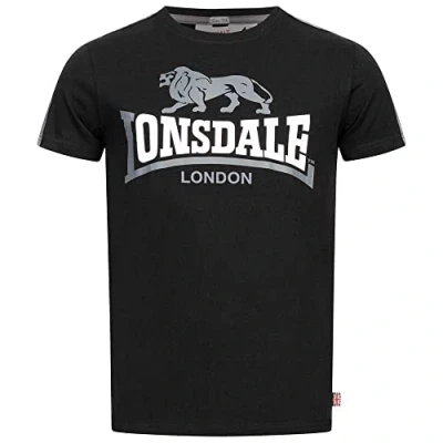 Afbeelding van Lonsdale T Shirt Bulverhythe schmale Passform Black/White/Grey XL