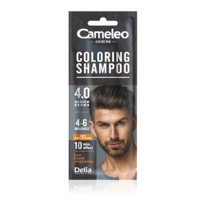 Afbeelding van Cameleo kleurende shampoo voor heren middenbruin 15 ml